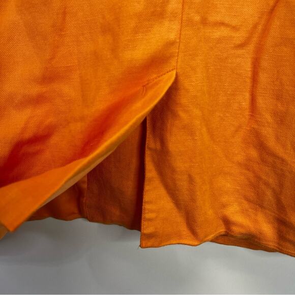 Ashley Park x RTR Linen Blend Blazer jacket orange - M - Picture 11 of 13